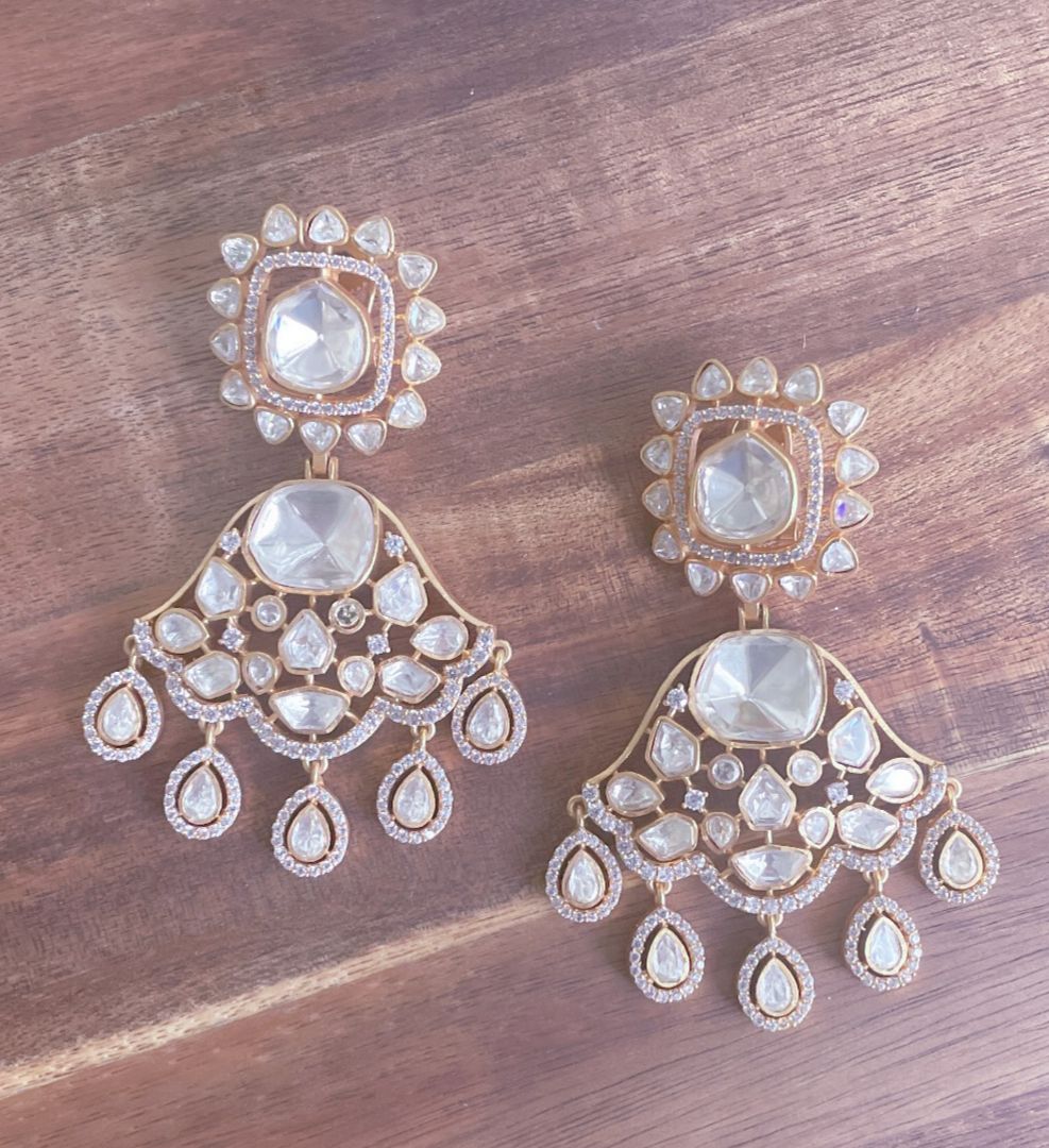 Statement Moissanite Earring