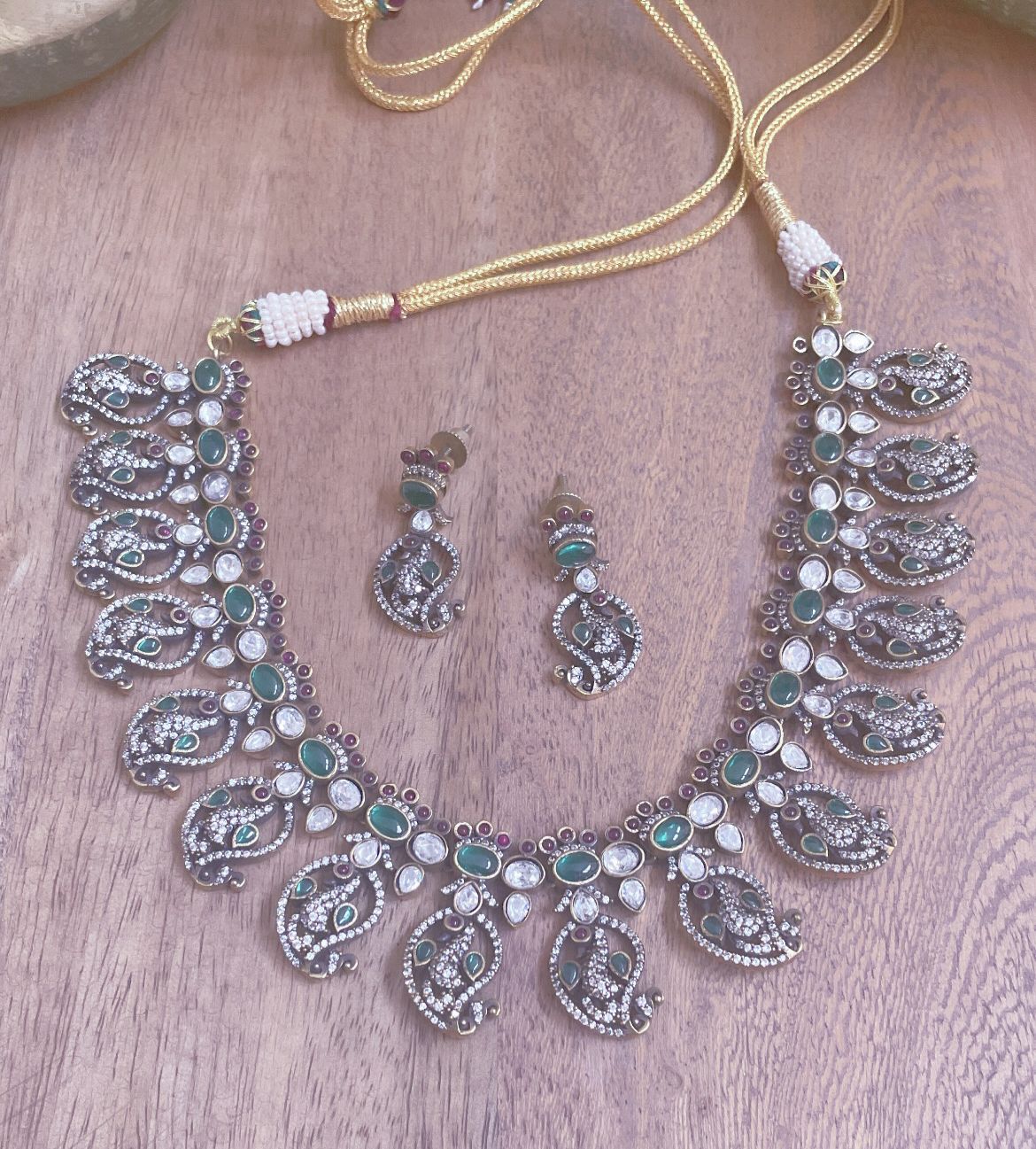 Kundan Paisley Necklace