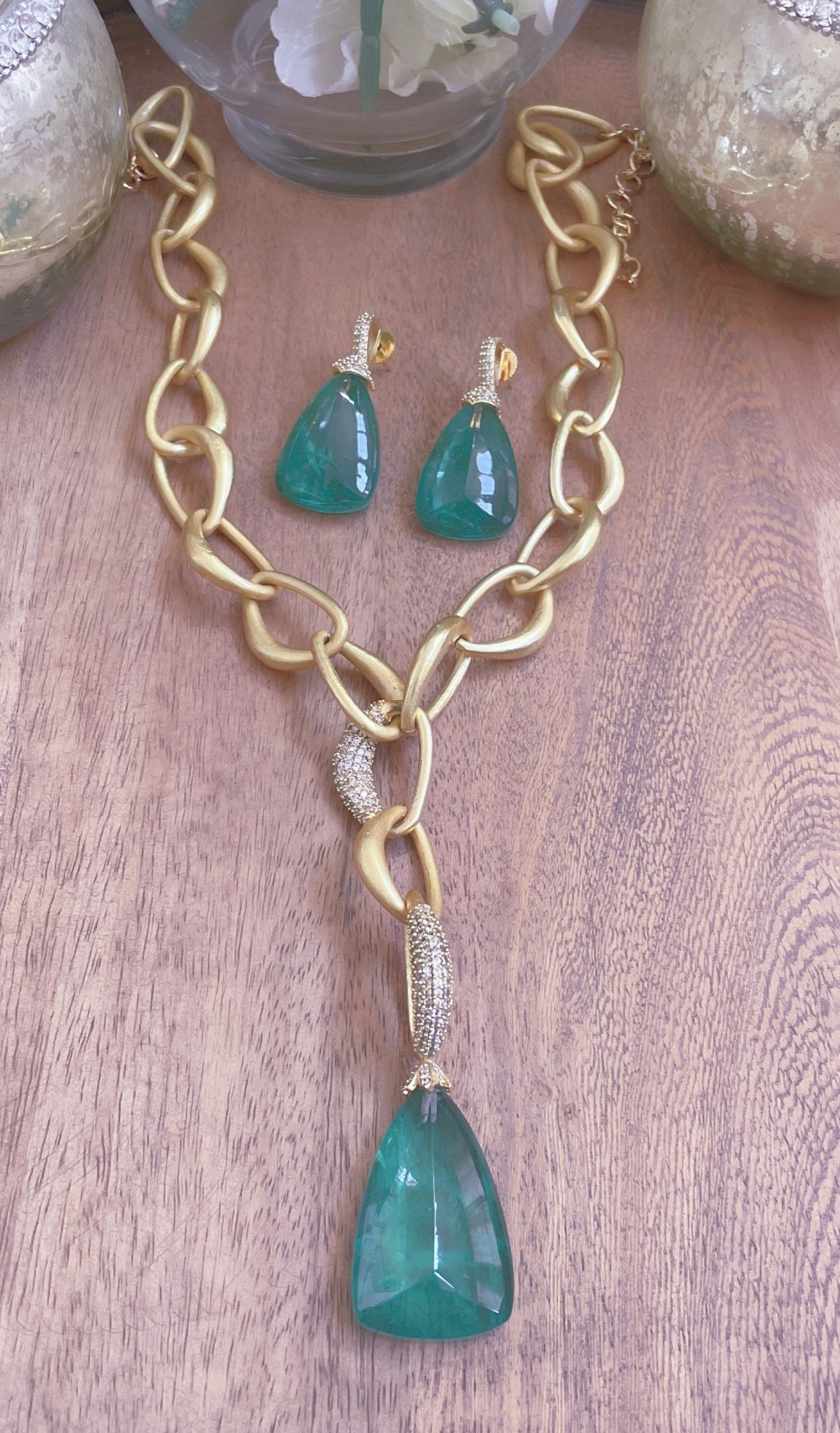 Contemporary Gold Link Necklace