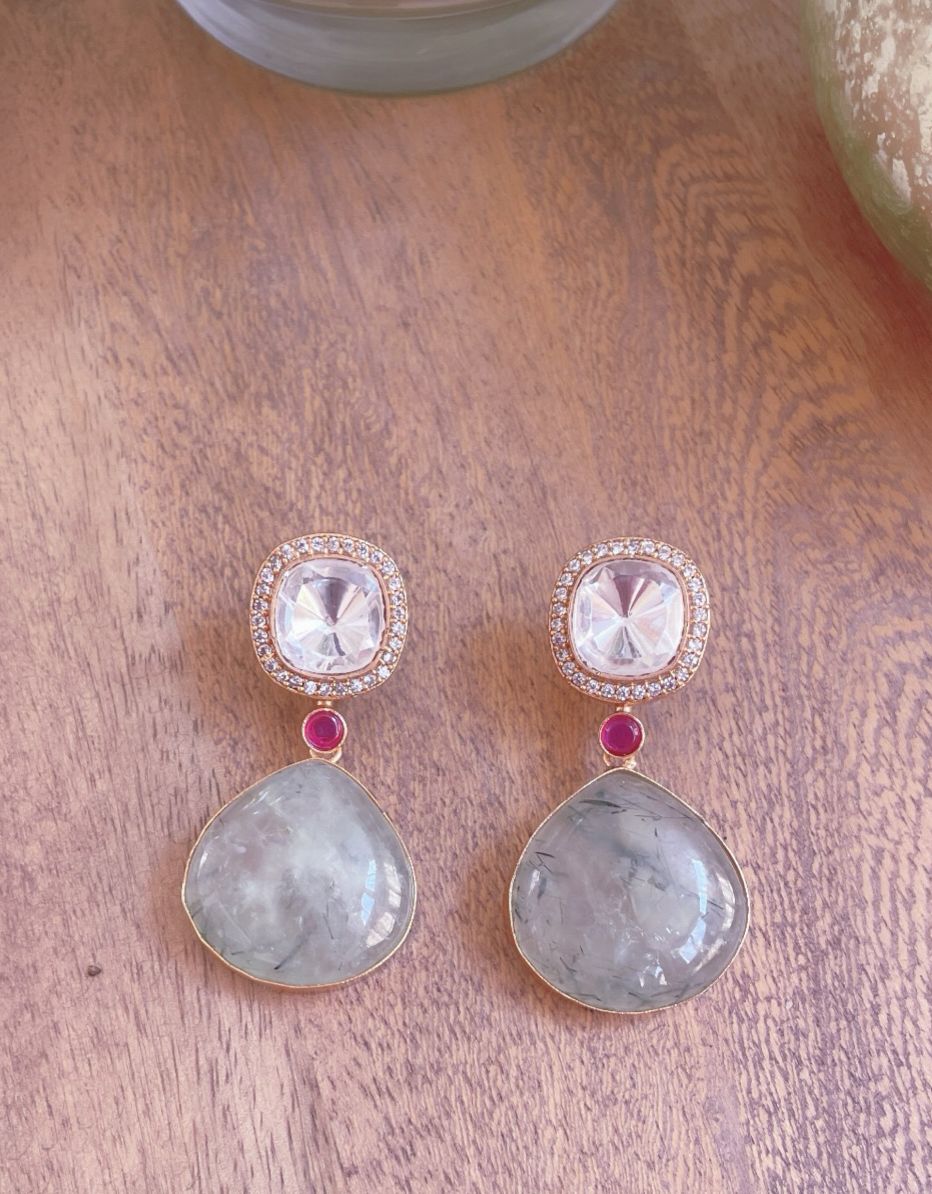 Natural Stone Earrings