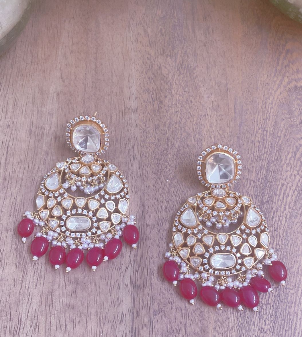 Premium Moissanite Chandbalis
